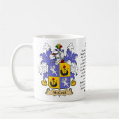 McCool Family Coat of Arms Koffiemok (Links)