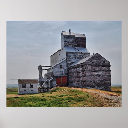 McCord Grain Elevator Poster Print (Voorkant)