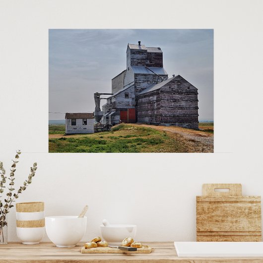 McCord Grain Elevator Poster Print (Keuken)