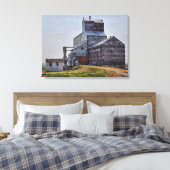 McCord Grain Elevator Stretch Canvas Afdrukken (Insitu (Slaapkamer))
