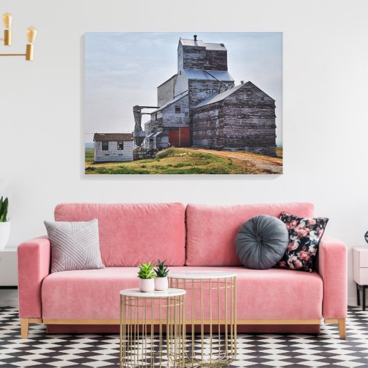 McCord Grain Elevator Stretch Canvas Afdrukken (Insitu (Woonkamer))