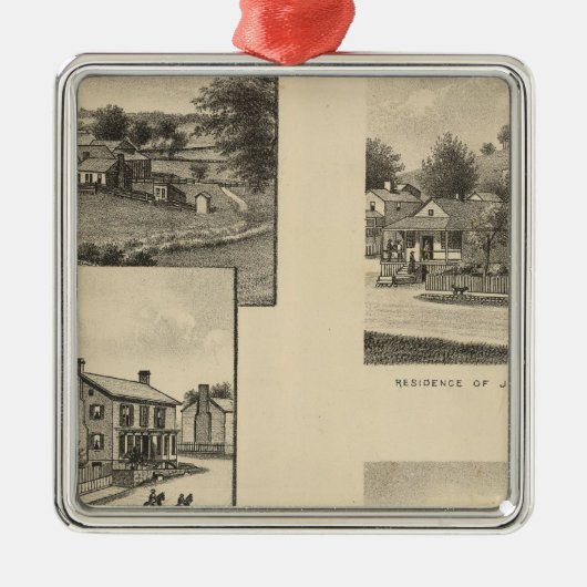 McCorkle-eigenschap Metalen Ornament (Voorkant)