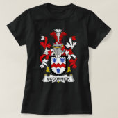 McCormick Coat of Arms Family Crest T-shirt (Design voorkant)