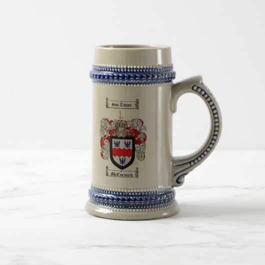 McCormick Coat of Arms Stein / McCormick Stein Bierpul (Rechts)