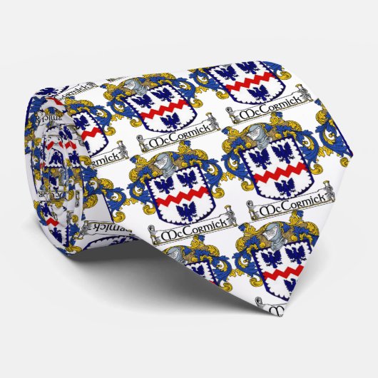 McCormick Coat of Arms Stropdas (Opgerold)