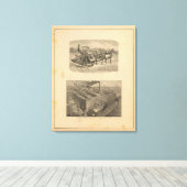 McCormick Company, Chicago, Illinois Canvas Afdruk (Insitu (Houten vloer))