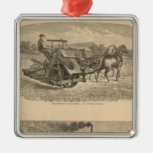 McCormick Company, Chicago, Illinois Metalen Ornament (Voorkant)