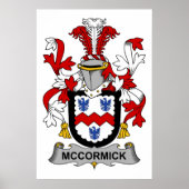 McCormick Family Crest Poster (Voorkant)