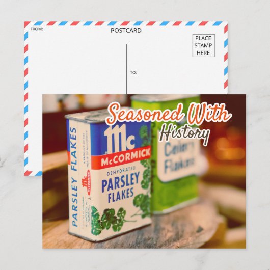 McCormick Spice Tins Briefkaart (Voorkant / Achterkant)