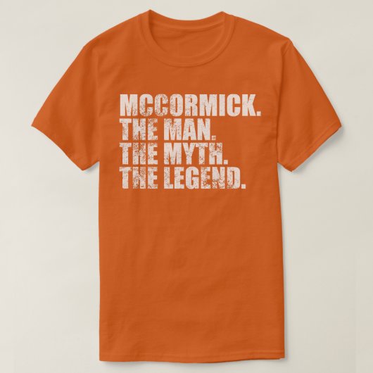 MccormickMccormick Achternaam Mccormick T-shirt (Design voorkant)
