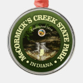 McCormick's Creek SP Metalen Ornament (Voorkant)