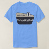 McCormicks Creek State Park Indiana Welkomstbord T-shirt (Design voorkant)