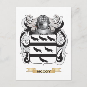 McCoy Coat of Arms (familiekust) Briefkaart