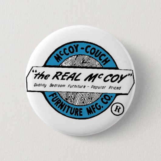McCoy Couch Furniture MFG. CO Ronde Button 5,7 Cm (Voorkant)
