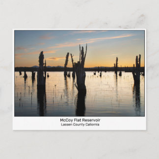 McCoy Flat Reservoir Lassen County Californië Briefkaart
