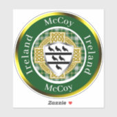 McCoy Schild & Keltisch Kruis Persoonlijk Sticker (Vel)
