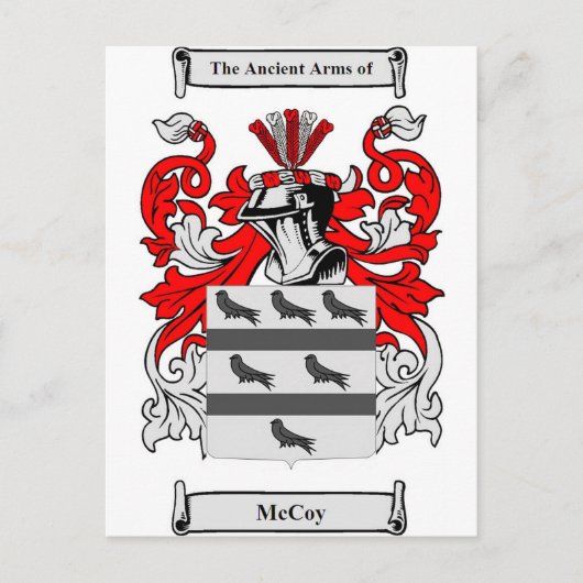 McCoy-wapenstilstand Briefkaart (Voorkant)