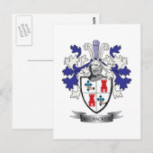 McCracken Family Crest Coat of Arms Briefkaart (Voorkant / Achterkant)