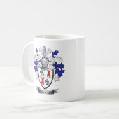 McCracken Family Crest Coat of Arms Koffiemok (Voorkant links)