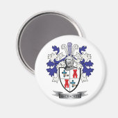 McCracken Family Crest Coat of Arms Magneet (Voorkant / Achterkant)