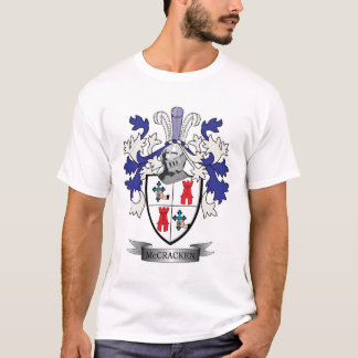 McCracken Family Crest Coat of Arms T-shirt