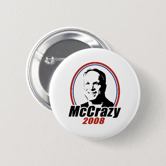 MCCRAZY 2008 RONDE BUTTON 5,7 CM (Voorkant /achterkant)