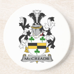 McCreadie Family Crest Zandsteen Onderzetter