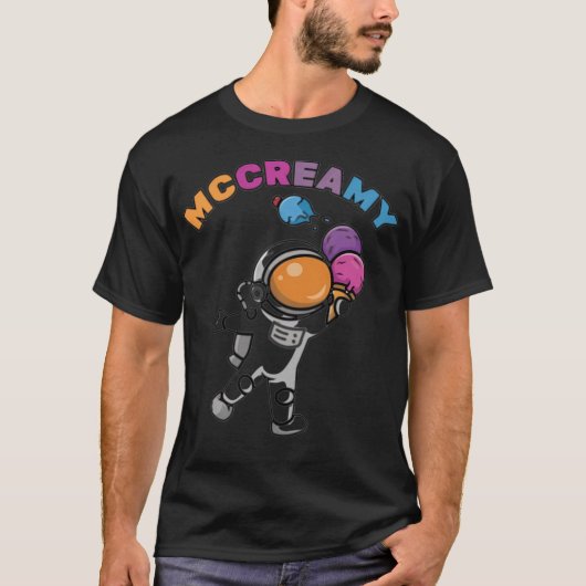 McCreamy Space Astronaut Grappig Youtuber Ngmrfres T-shirt (Voorkant)