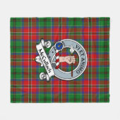 McCulloch Clan Badge Tartan Plaid Fleece Deken (Voorkant (Horizontaal))