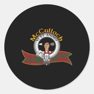 Mcculloch Clan Ronde Sticker