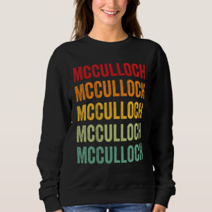 McCulloch County Texas Regenboog Tekst Ontwerp Trui