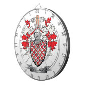McCulloch Family Crest Coat of Arms Dartbord (Voorkant Rechts)