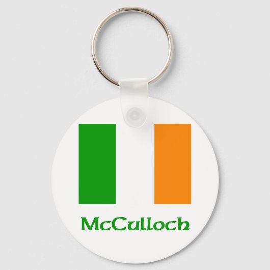 McCulloch Irish Flag Sleutelhanger (Voorkant)