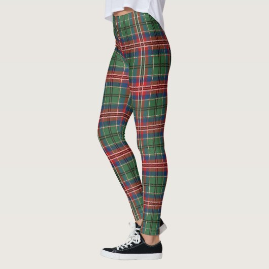 McCulloch Pset Tartan Scottish Clan Pattern Leggings (Links)