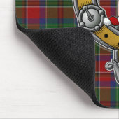 McCulloch Tartan & Badge Muismat (Hoek)