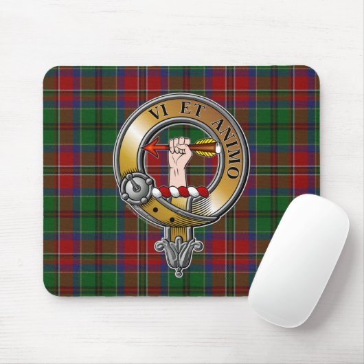 McCulloch Tartan & Badge Muismat (Met muis)