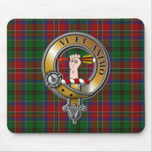 McCulloch Tartan & Badge Muismat