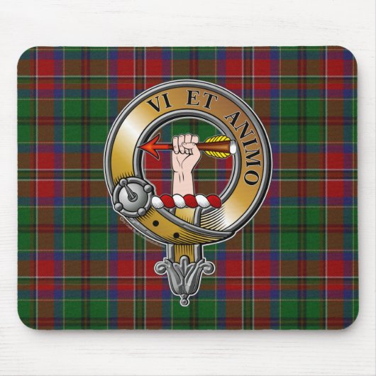 McCulloch Tartan & Badge Muismat (Voorkant)