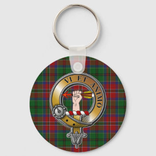 McCulloch Tartan & Badge Sleutelhanger