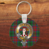 McCulloch Tartan & Badge Sleutelhanger (Voorkant)