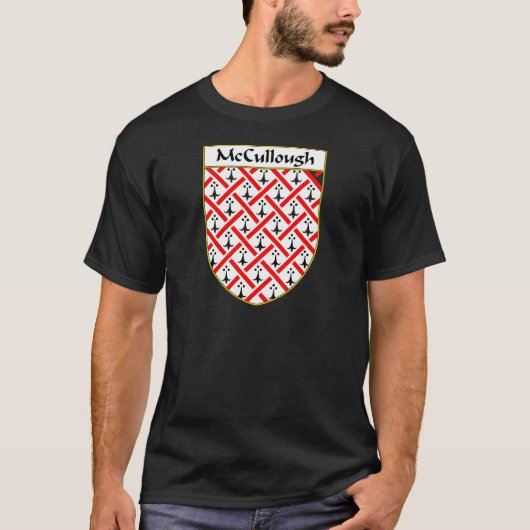 McCullough Coat of Arms/Family Crest T-shirt (Voorkant)