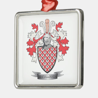 McCullough Family Crest Coat of Arms Metalen Ornament