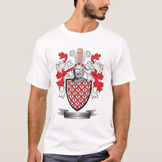 McCullough Family Crest Coat of Arms T-shirt