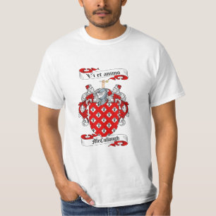 Mccullough Family Crest - Meccullough Coat of Arms T-shirt
