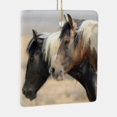 McCullough Peaks Traveler Wild Horse Ceramic Ornam Keramisch Ornament (Rechts)