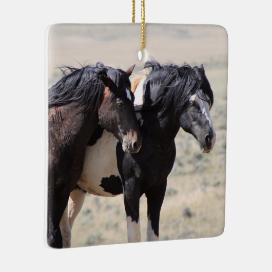 McCullough Peaks Washakie Ceramic Ornament (Rechts)