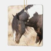 McCullough Peaks Washakie Wild Horses Ceramic Orna Keramisch Ornament (Links)