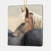 McCullough Peaks Wild Horses Ceramic Ornament (Links)