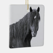 McCullough Peaks Wild Horses Ceramic Ornament (Rechts)