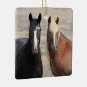 McCullough Peaks Wild Horses Ceramic Ornament (Rechts)